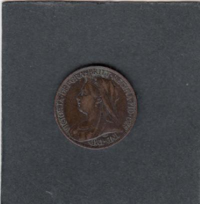Beschrijving: 1 Farthing  VICTORIA